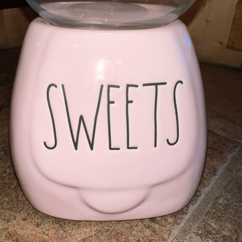 Rae Dunn “Sweets” Bubblegum Canister - Picture 2 of 4